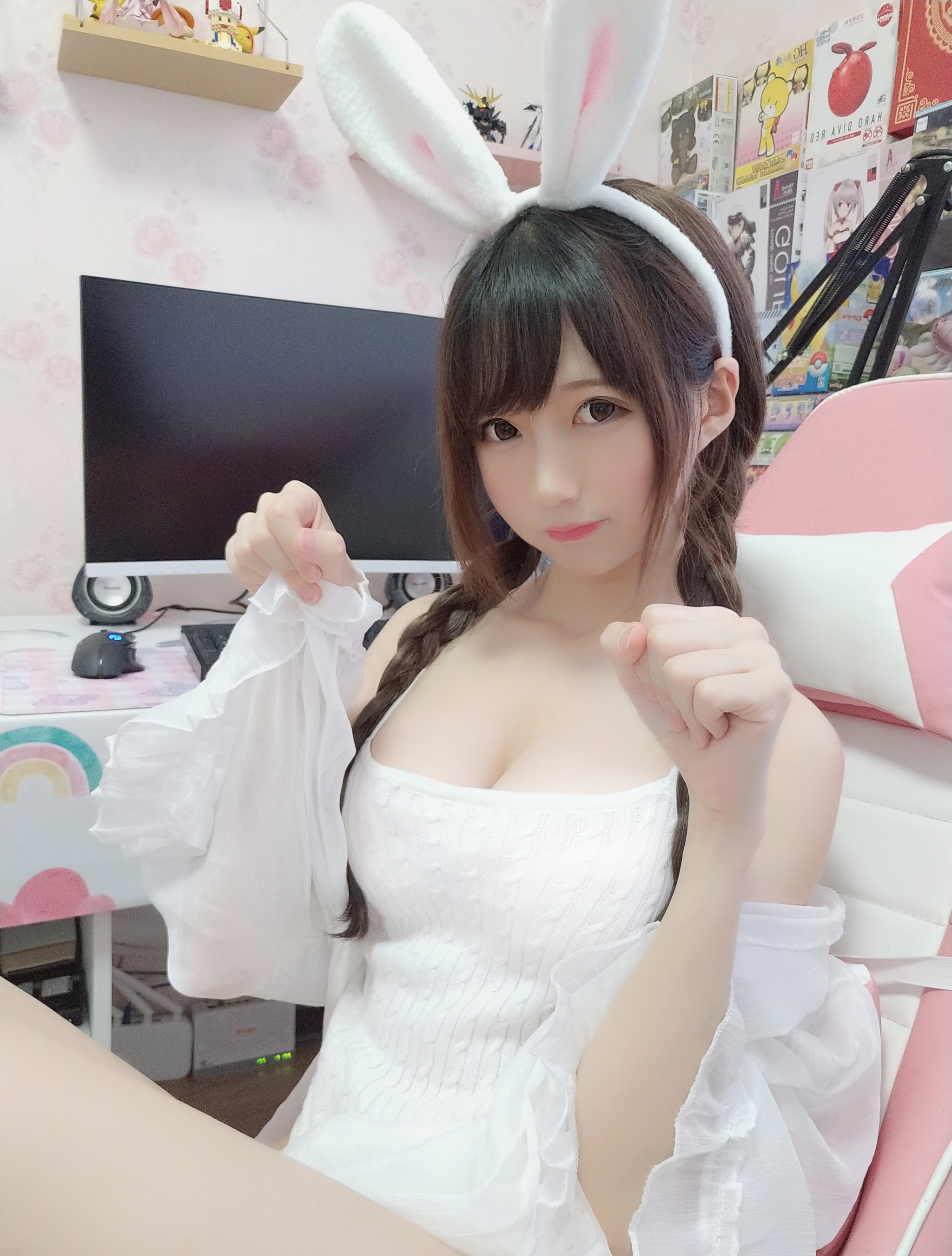 魔物喵 - NO.013 NAGESA魔物喵 兔子自拍 [15P]-XikXak